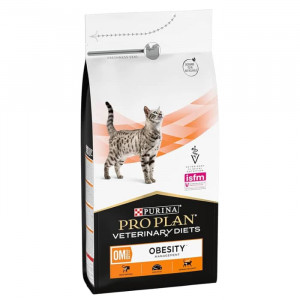 PRO PLAN VET CAT OM St/Ox OBESITY MANAGEMENT sausā barība kaķiem 1.5kg